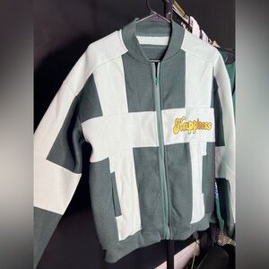 green happiness jacket